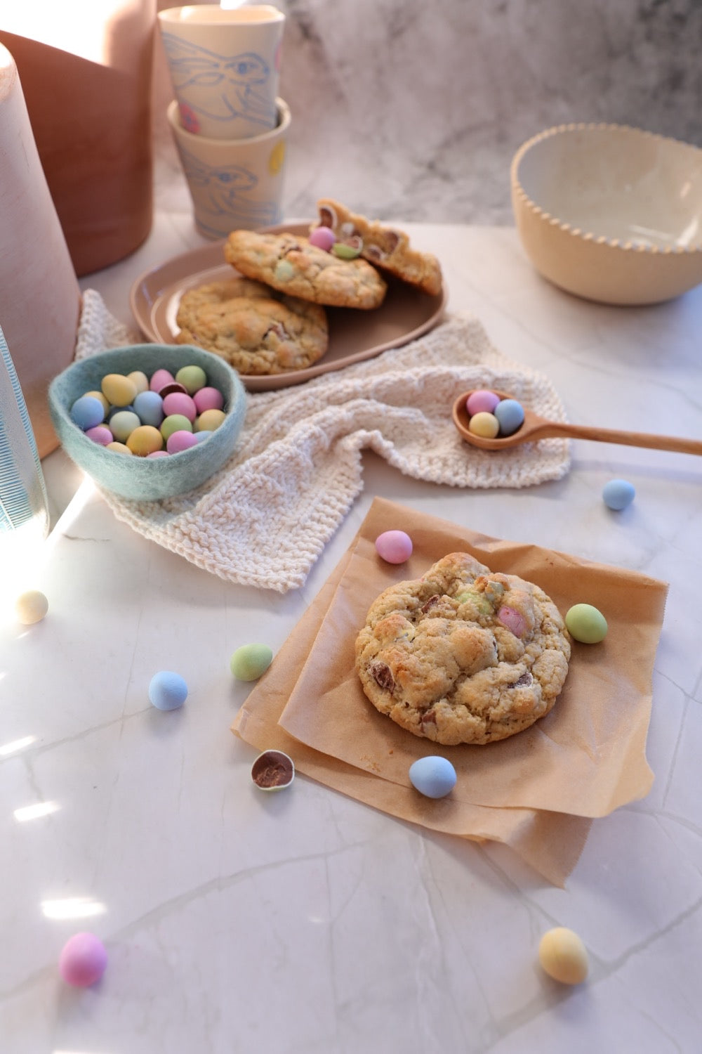 Biscuit aux mini eggs